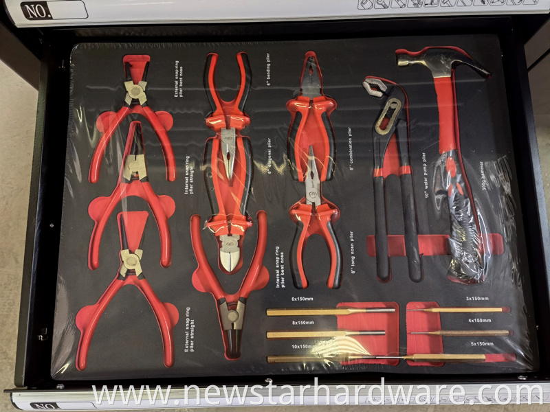 conjunto de carrinho para armário de ferramentas